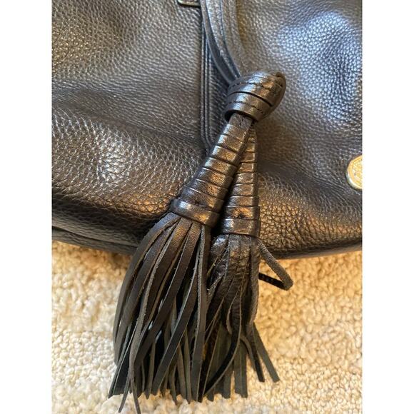 Vince Camuto Taro Tassel Black Leather bag - Picture 3 of 10